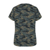 Dark Woodland Camouflage Women's T-Shirt