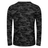 Dark Gray Camouflage Long Sleeve Shirt
