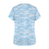 Light Blue Camouflage Women's T-Shirt