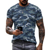 Blue Navy Camouflage T-Shirt