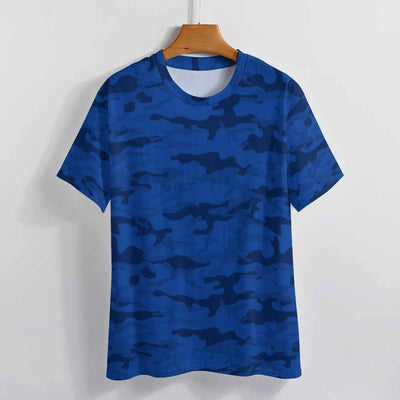 Dark Blue Navy Camouflage T-Shirt