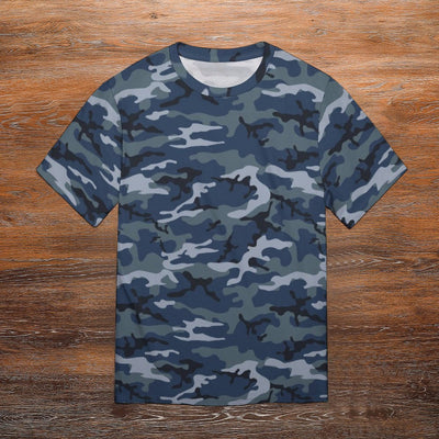 Blue Navy Camouflage T-Shirt