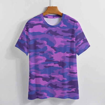 fluorescent Pink Purple Camouflage T-Shirt