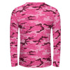 Pink Camouflage Long Sleeve Shirt