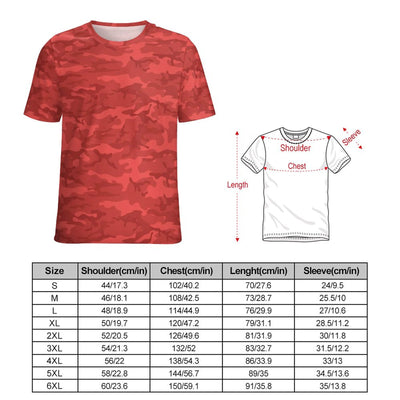 Red Camouflage T-Shirt