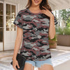 Red Camouflage Women's T-Shirt