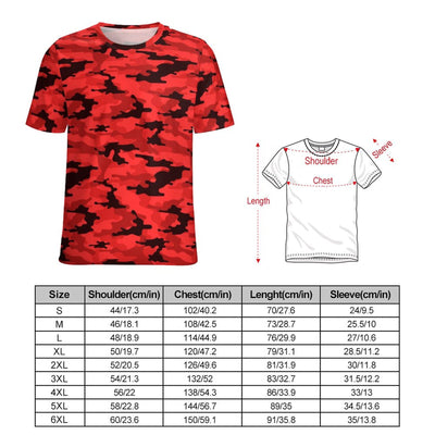 Red Camouflage T-Shirt
