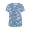 Light Blue Camouflage Women's T-Shirt