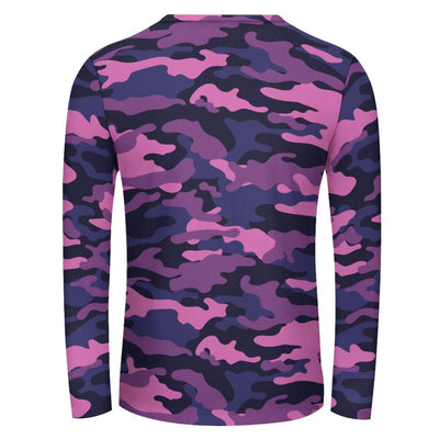 fluorescent Pink Camouflage Long Sleeve Shirt
