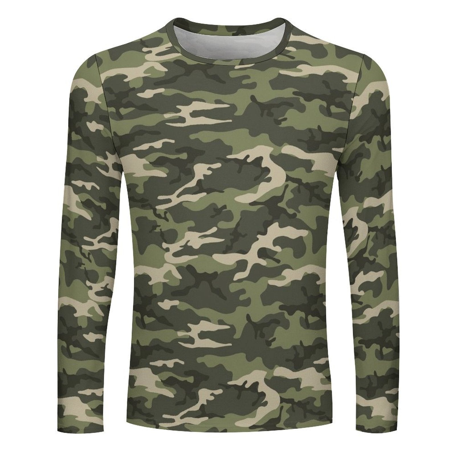 Woodland Camouflage Long Sleeve Shirt