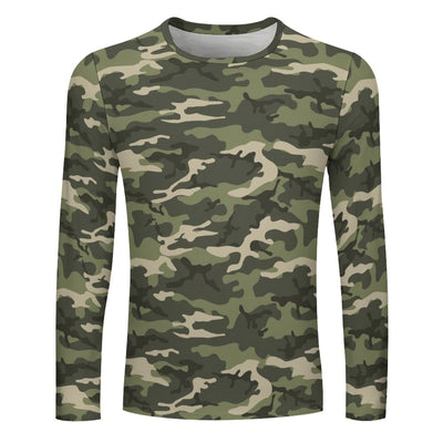 Woodland Camouflage Long Sleeve Shirt