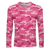 Pink Camouflage Long Sleeve Shirt