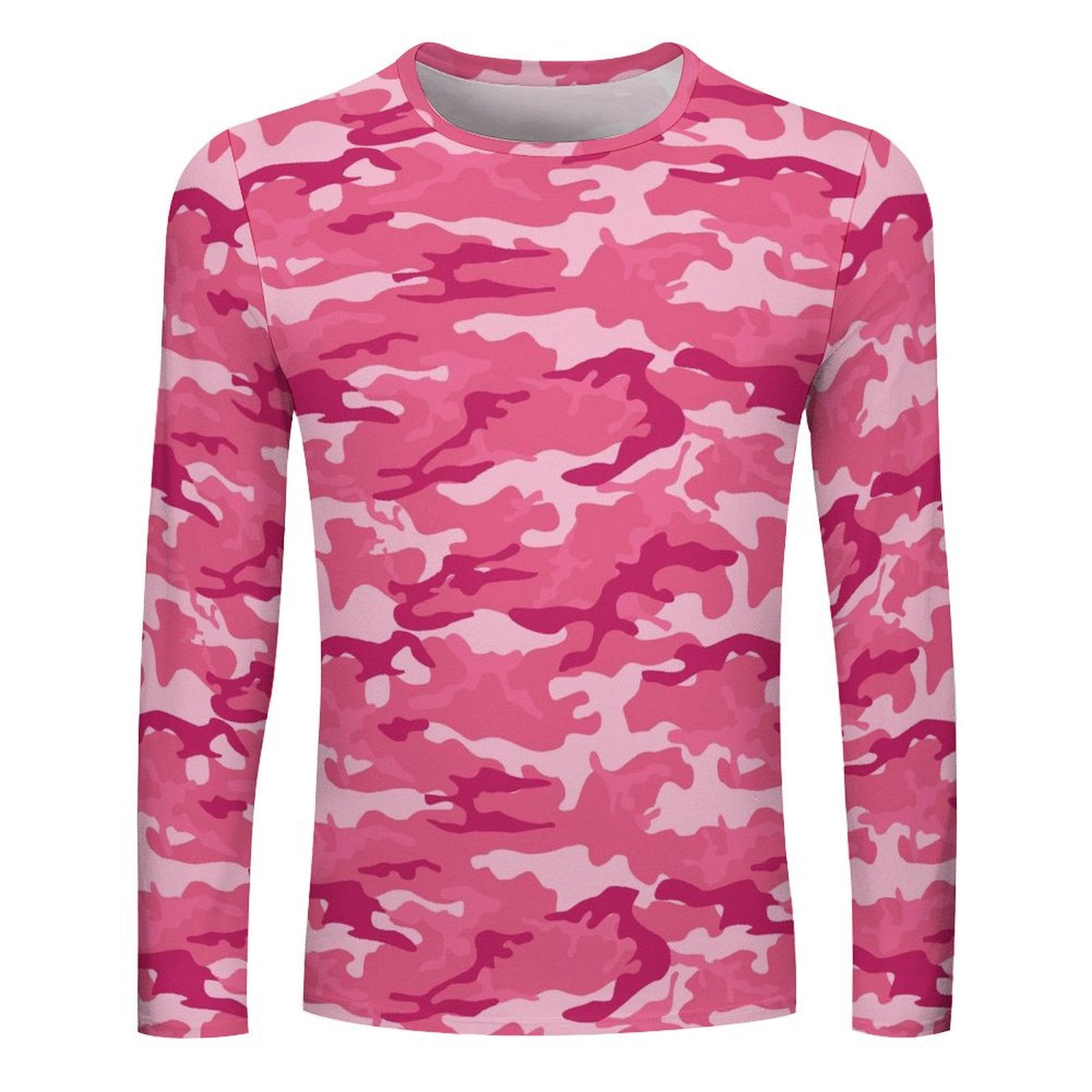 Pink Camouflage Long Sleeve Shirt
