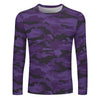 Dark Purple Camouflage Long Sleeve Shirt