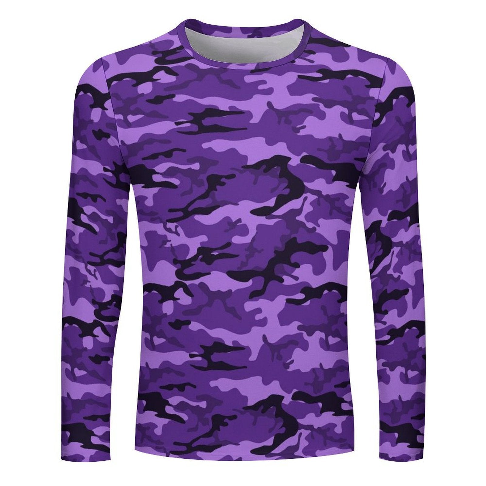 fluorescent Purple Camouflage Long Sleeve Shirt