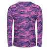 Purple Camouflage Long Sleeve Shirt