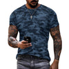 Dark Blue Navy Camouflage T-Shirt