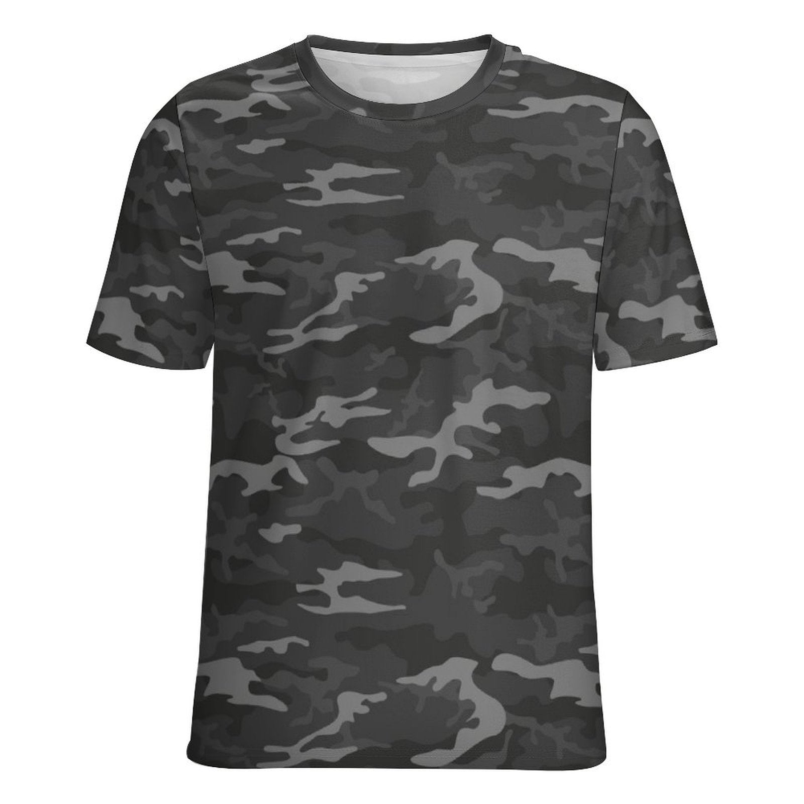 Dark Gray Camouflage T-Shirt