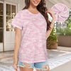Light Pink Camouflage Women's T-Shirt