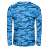Blue Camouflage Long Sleeve Shirt