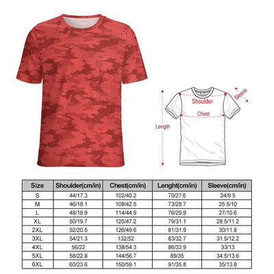 Red Camouflage T-Shirt