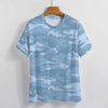 Light Blue Camouflage Men's T-Shirt