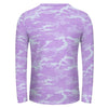 Light Purple Camouflage Long Sleeve Shirt