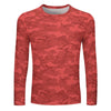 Red Camouflage Long Sleeve Shirt