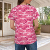 Pink Camouflage Women's T-Shirt