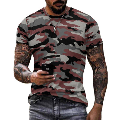 Red Camouflage T-Shirt