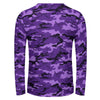 fluorescent Purple Camouflage Long Sleeve Shirt