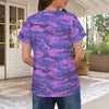 fluorescent Purple Camouflage Women's T-Shirt