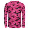 fluorescent Pink Camouflage Long Sleeve Shirt