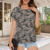 Woodland Camouflage Women's T-Shirt