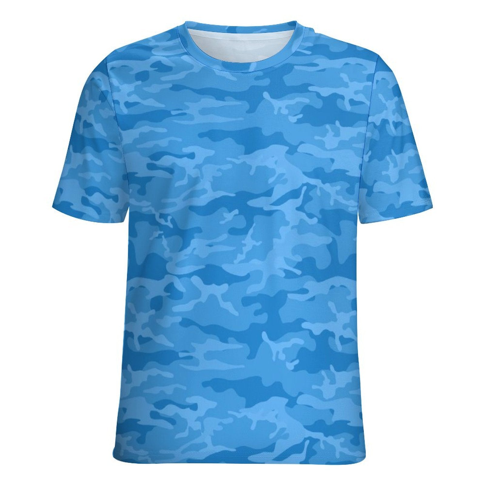 Light Blue Camouflage T-Shirt