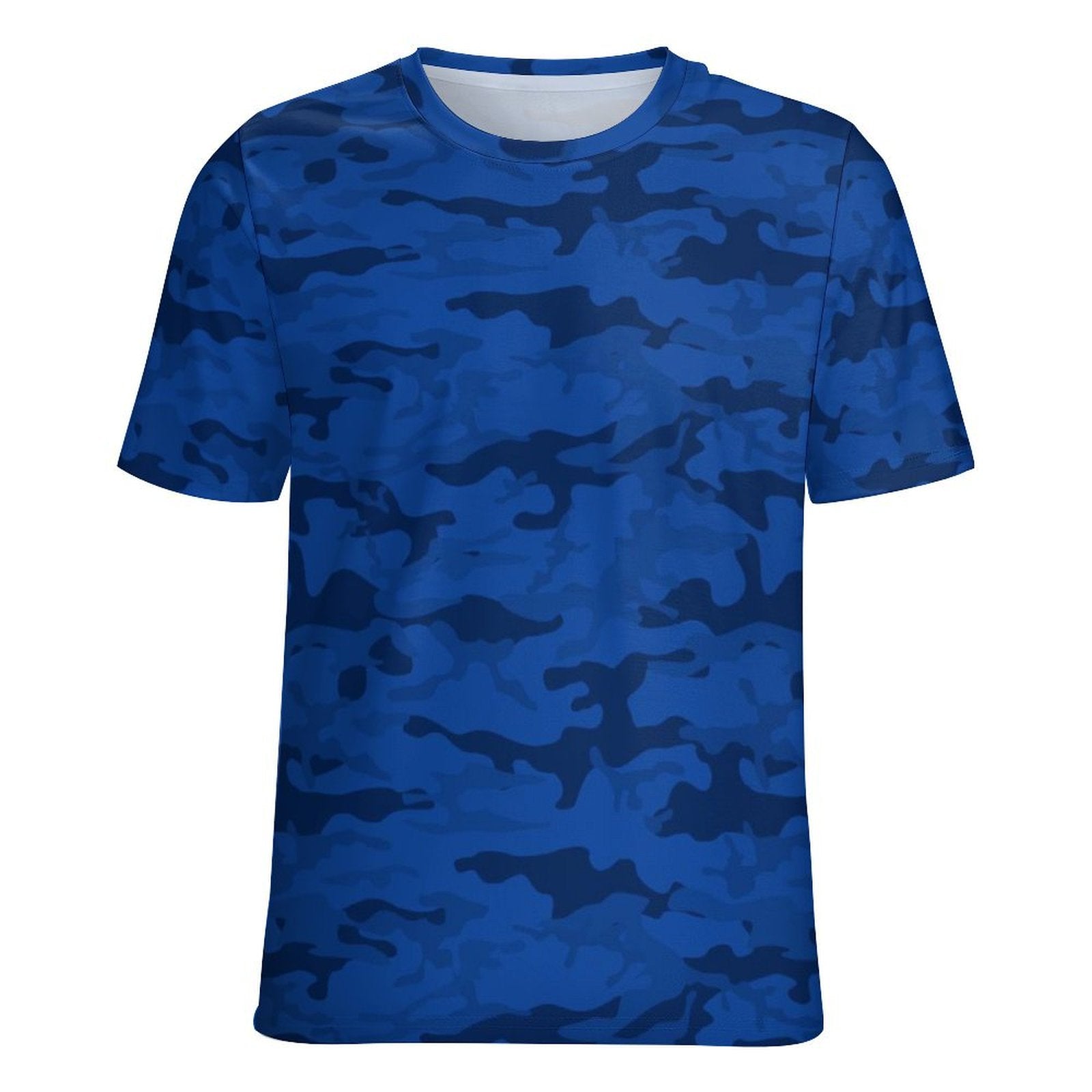 Dark Blue Navy Camouflage T-Shirt