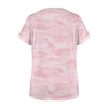 Light Pink Camouflage Women's T-Shirt