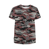 Red Camouflage Women's T-Shirt
