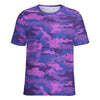 fluorescent Pink Purple Camouflage T-Shirt