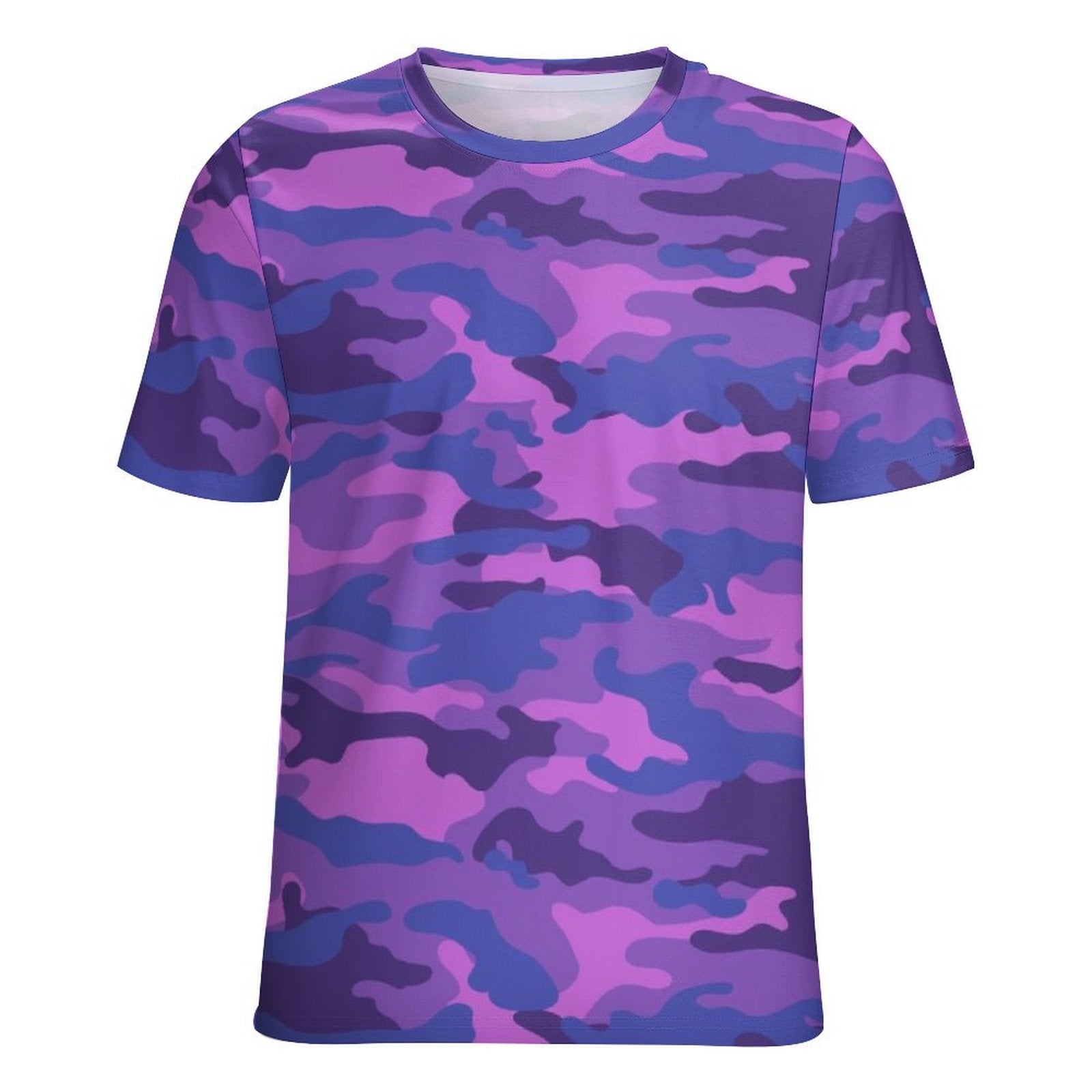 fluorescent Pink Purple Camouflage T-Shirt
