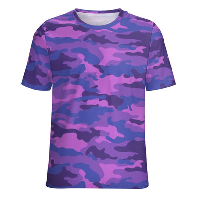 fluorescent Pink Purple Camouflage T-Shirt