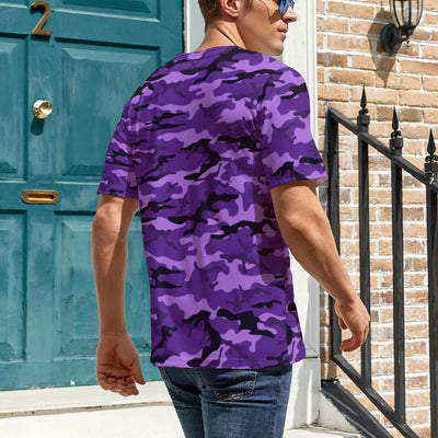 fluorescent Purple Camouflage T-Shirt