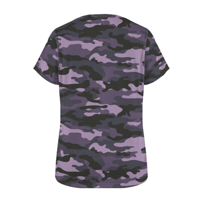 Navy Camouflage Women's T-Shirt