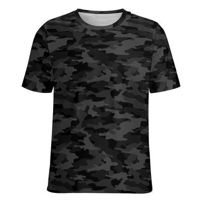 Dark Gray Camouflage T-Shirt