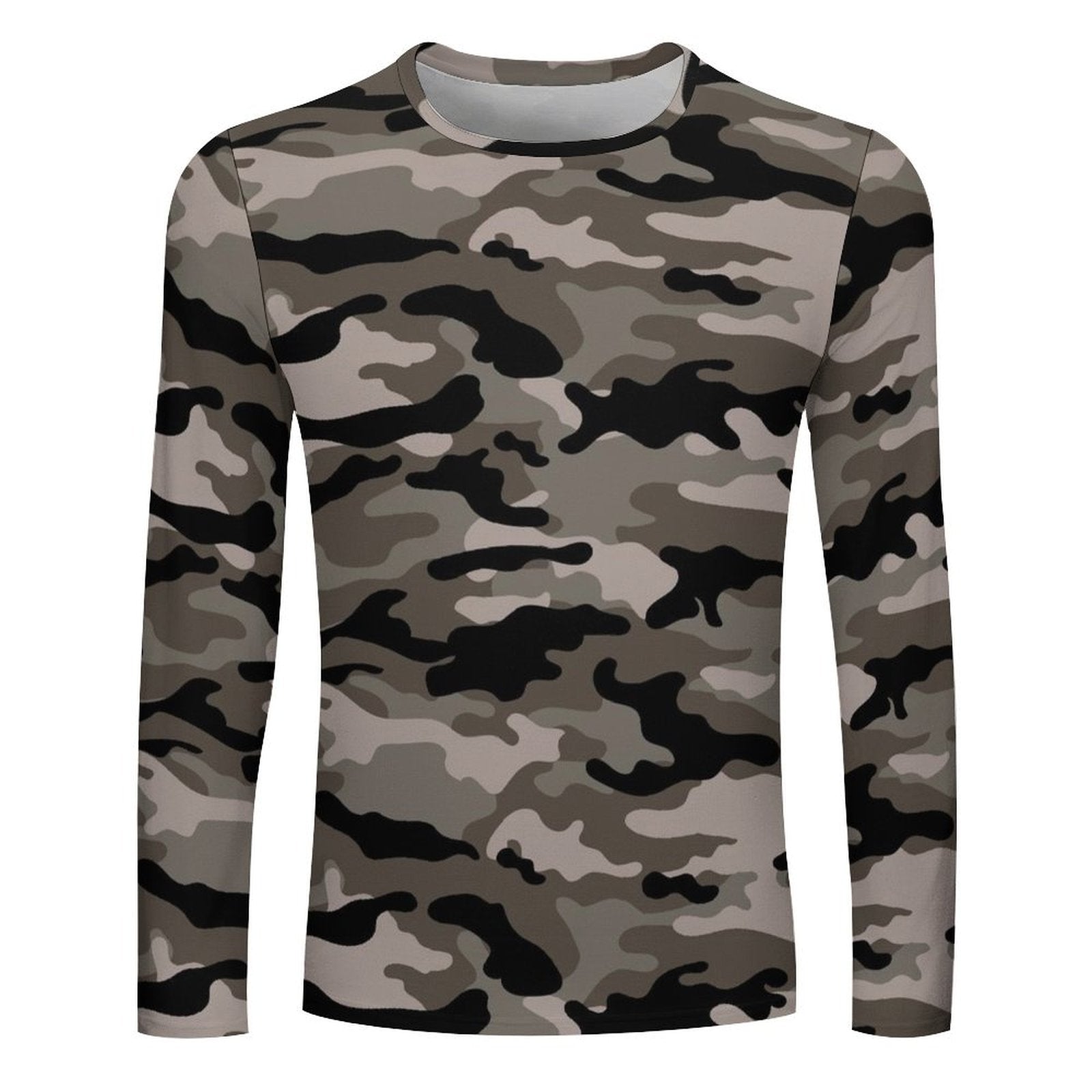Woodland Camouflage Long Sleeve Shirt