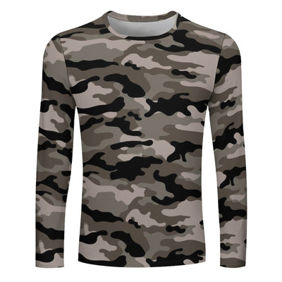 Woodland Camouflage Long Sleeve Shirt
