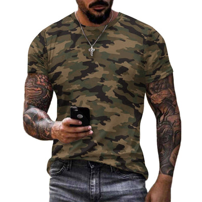 Dark Woodland Camouflage T-Shirt
