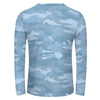Light Blue Camouflage Unisex Long Sleeve Shirt