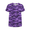 fluorescent Purple Camouflage Women's T-Shirt