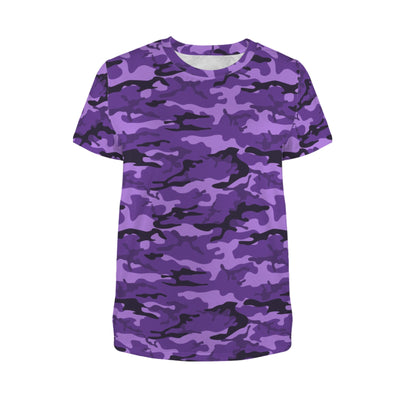 fluorescent Purple Camouflage Women's T-Shirt